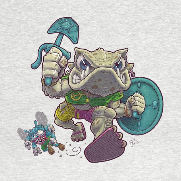 Napoleon Bonafrog Mutant Frog Ally Punk by JENNEX